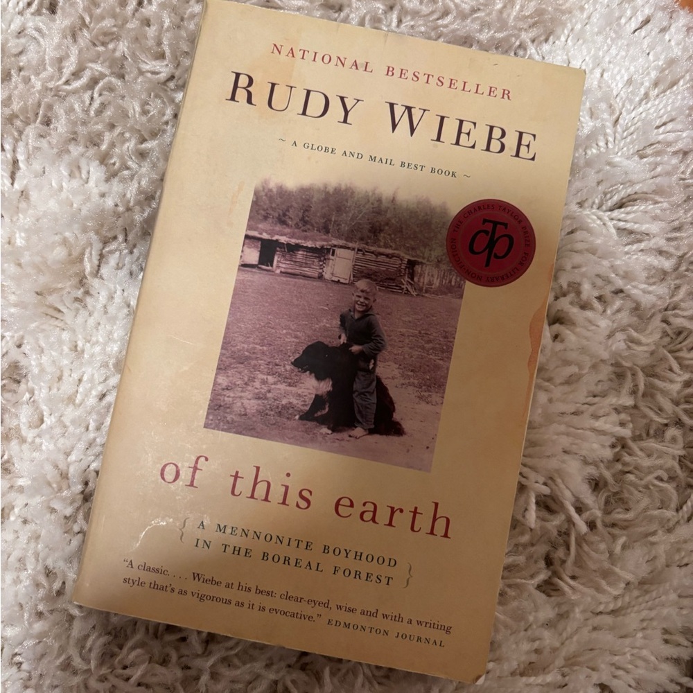 Of This Earth by Rudy Wiebe Book
